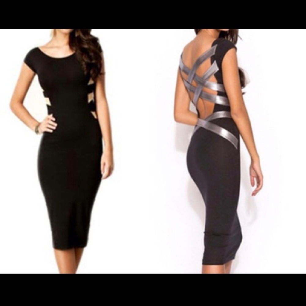 Jade & Juliet strappy back dress